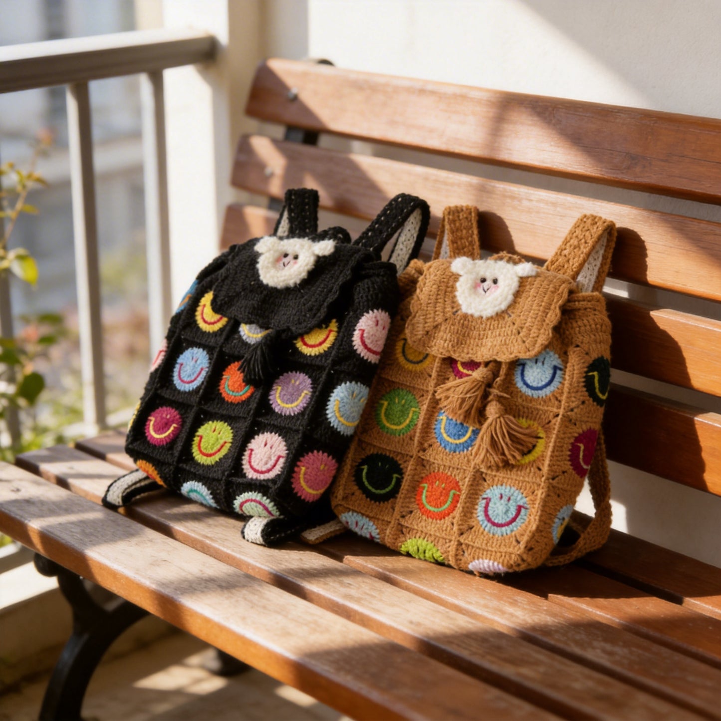 Dopamine Crochet Backpack