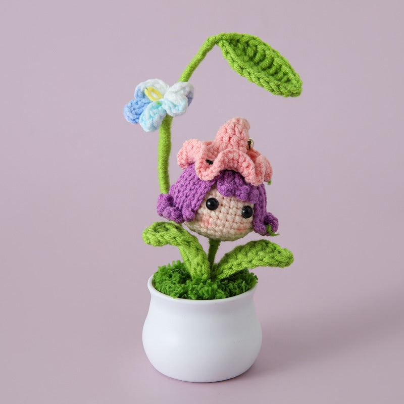 Handmade Crochet Battle Plants Potted Series