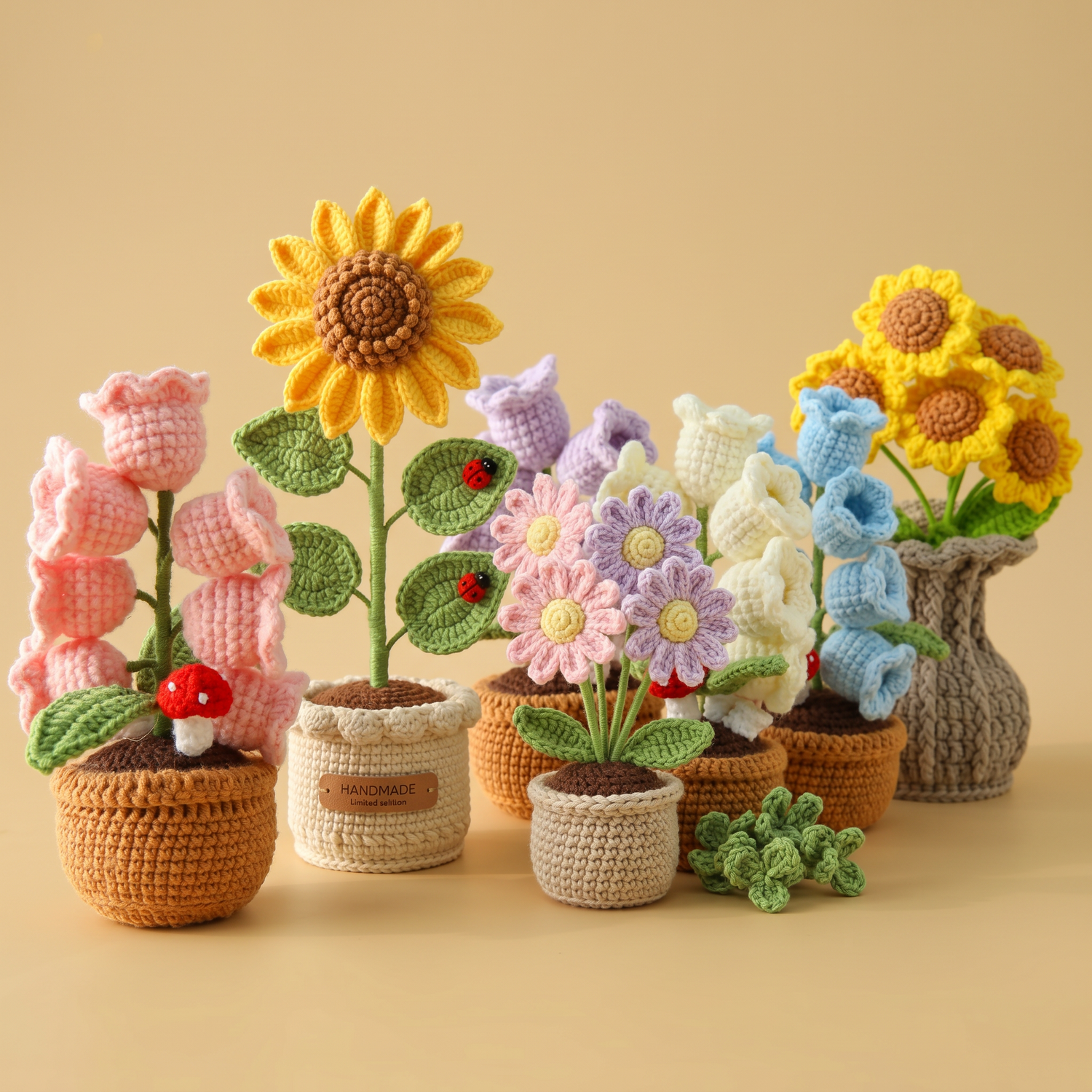 Handmade potted plants
