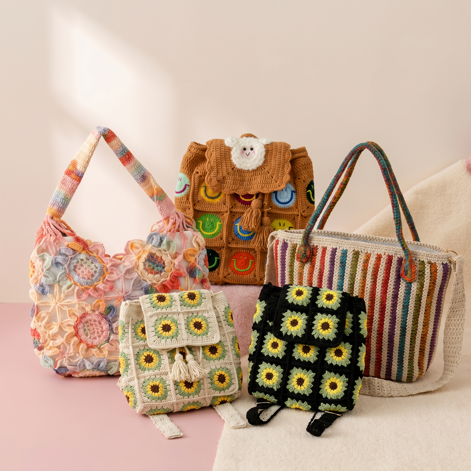Handmade Knit Bags