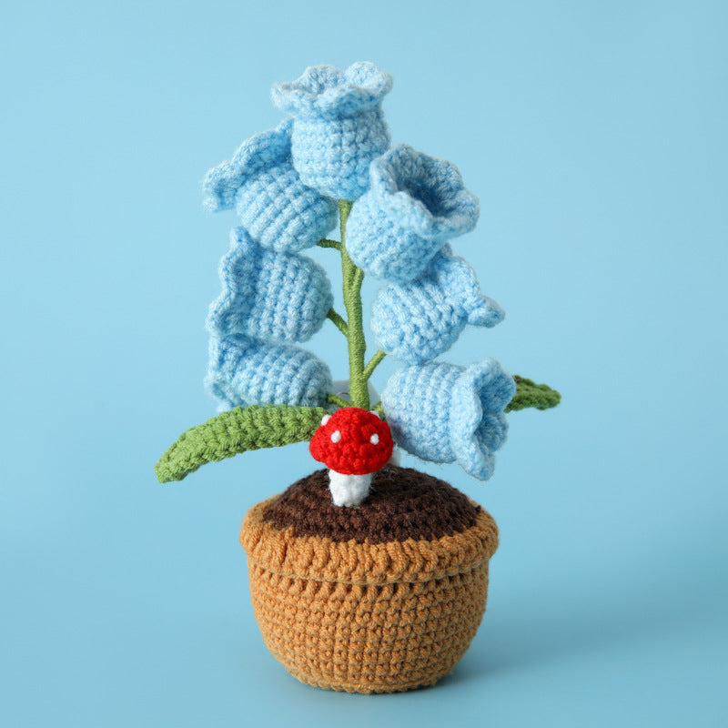Crochet Lily Flower Pot
