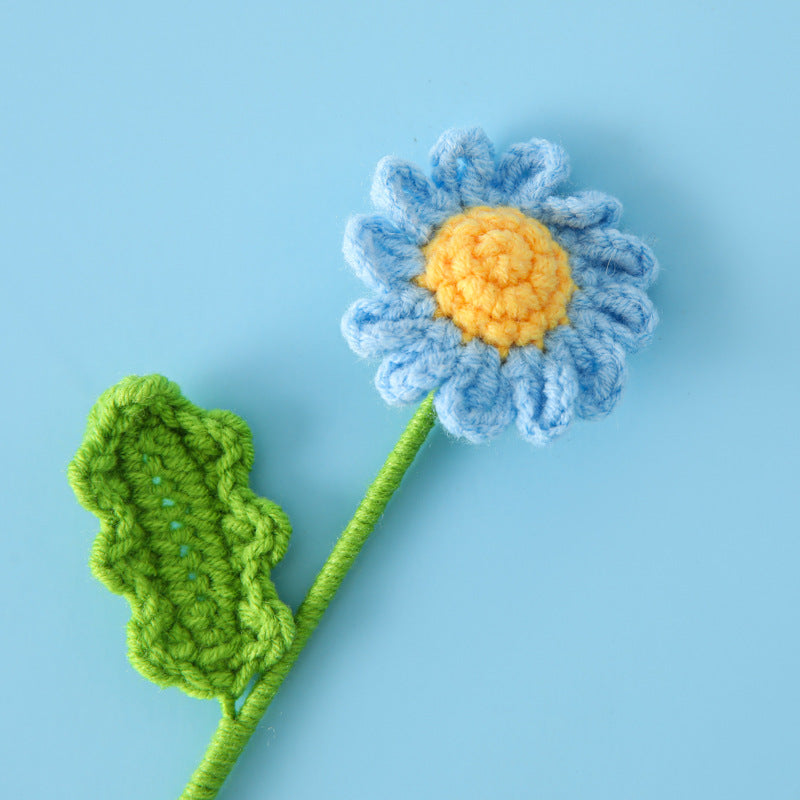 Handmade Crochet Daisy Sprigs