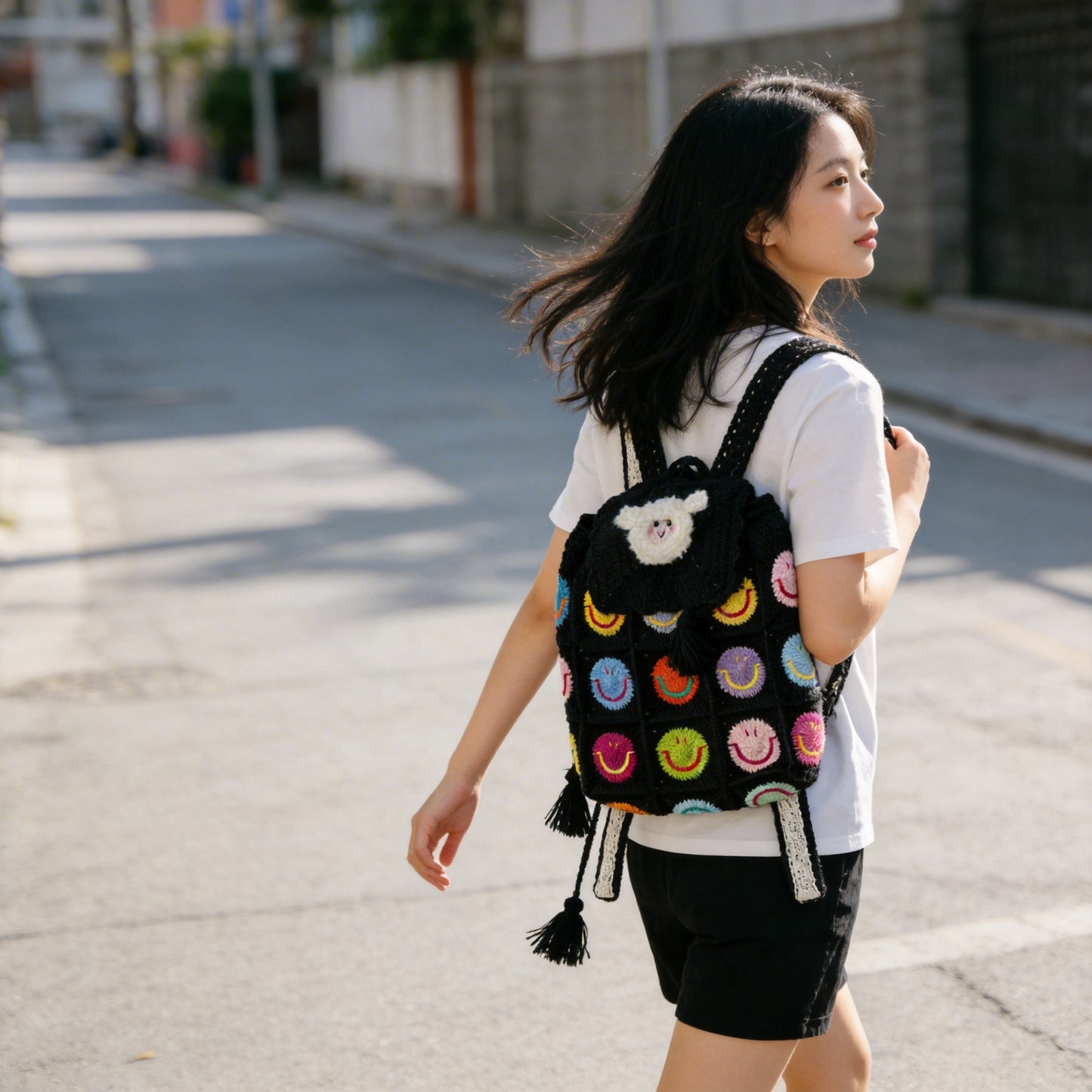Dopamine Crochet Backpack