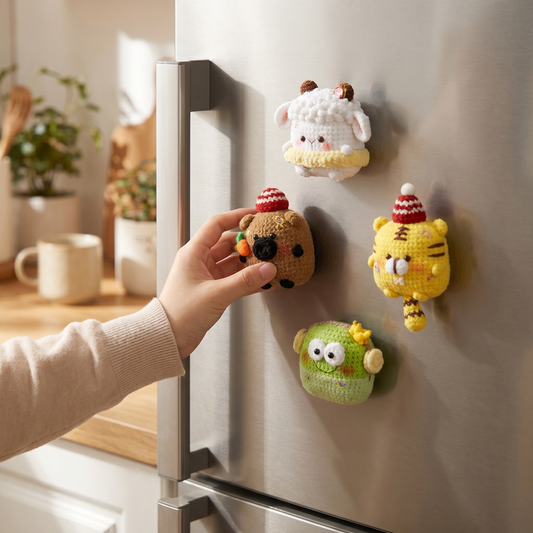 Handmade Doll Fridge Magnet Series