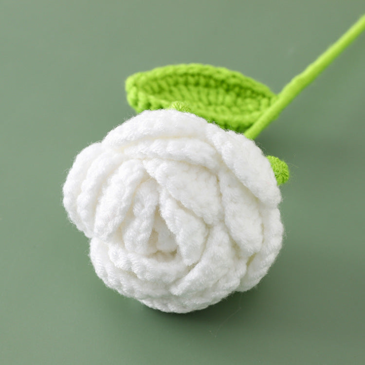 Handmade Crochet Rose Bouquet