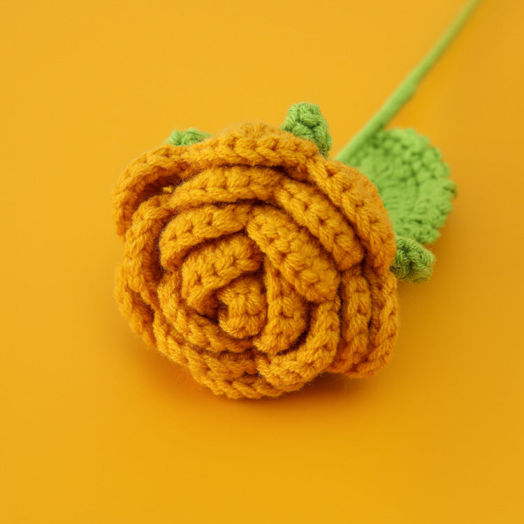 Handmade Crochet Rose Bouquet