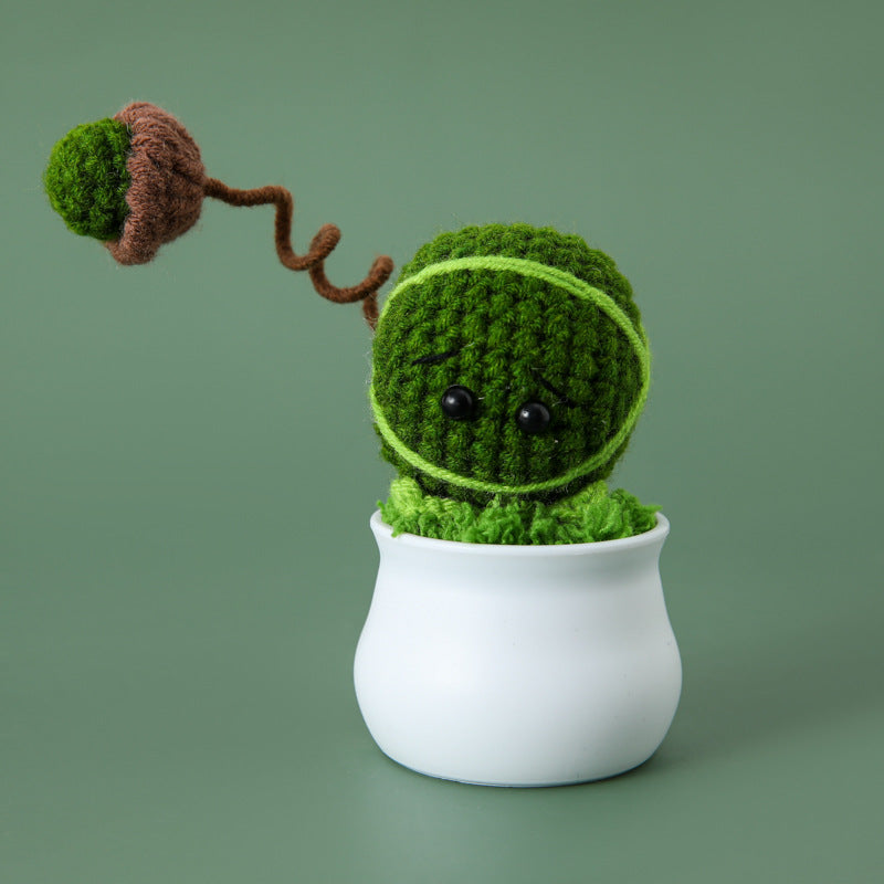 Handmade Crochet Battle Plants Potted Series
