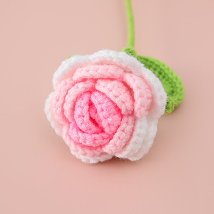 Handmade Crochet Rose Bouquet
