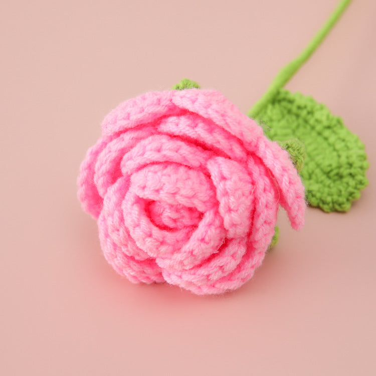 Handmade Crochet Rose Bouquet