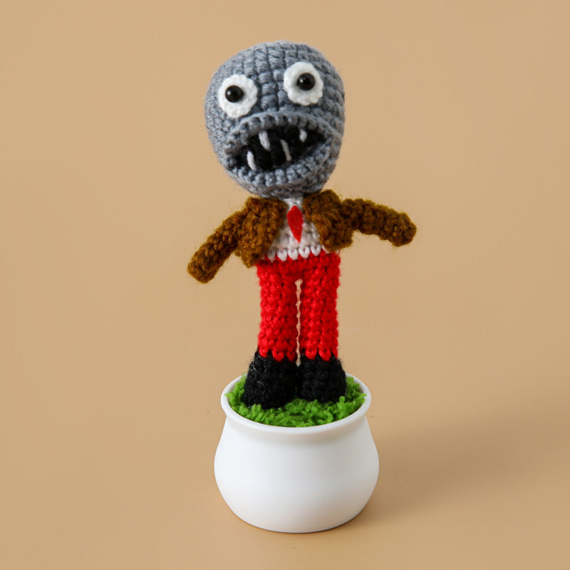 Handmade Crochet Battle Plants Potted Series
