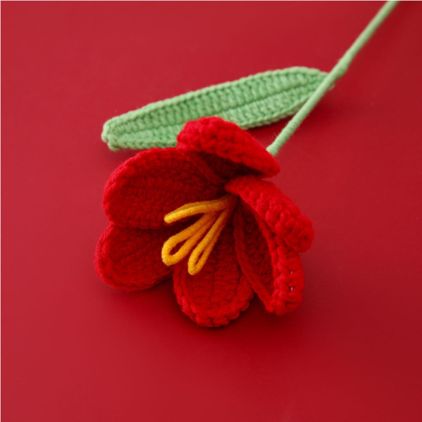 Handmade Crochet Tulip Bouquet