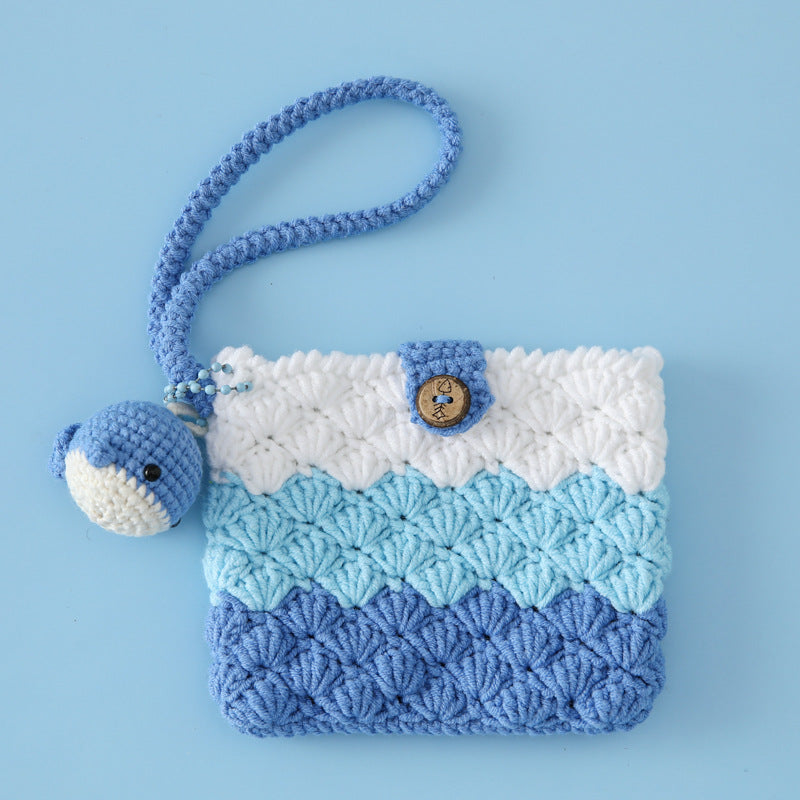 Handmade Crochet Mermaid Card Wallet