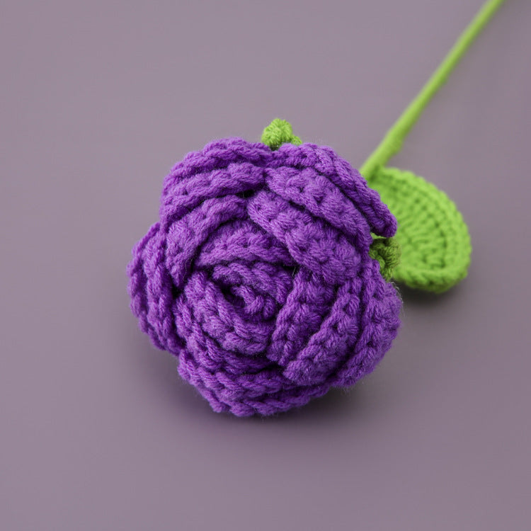 Handmade Crochet Rose Bouquet