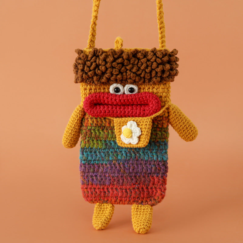 Handmade Crochet Whimsy Phone Bag