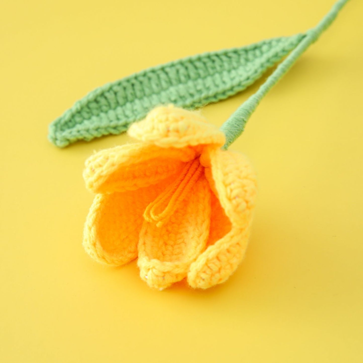 Handmade Crochet Tulip Bouquet