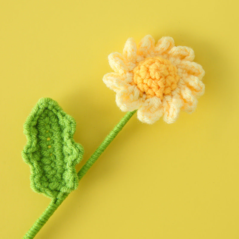 Handmade Crochet Daisy Sprigs
