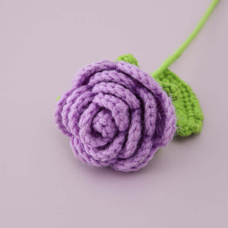 Handmade Crochet Rose Bouquet