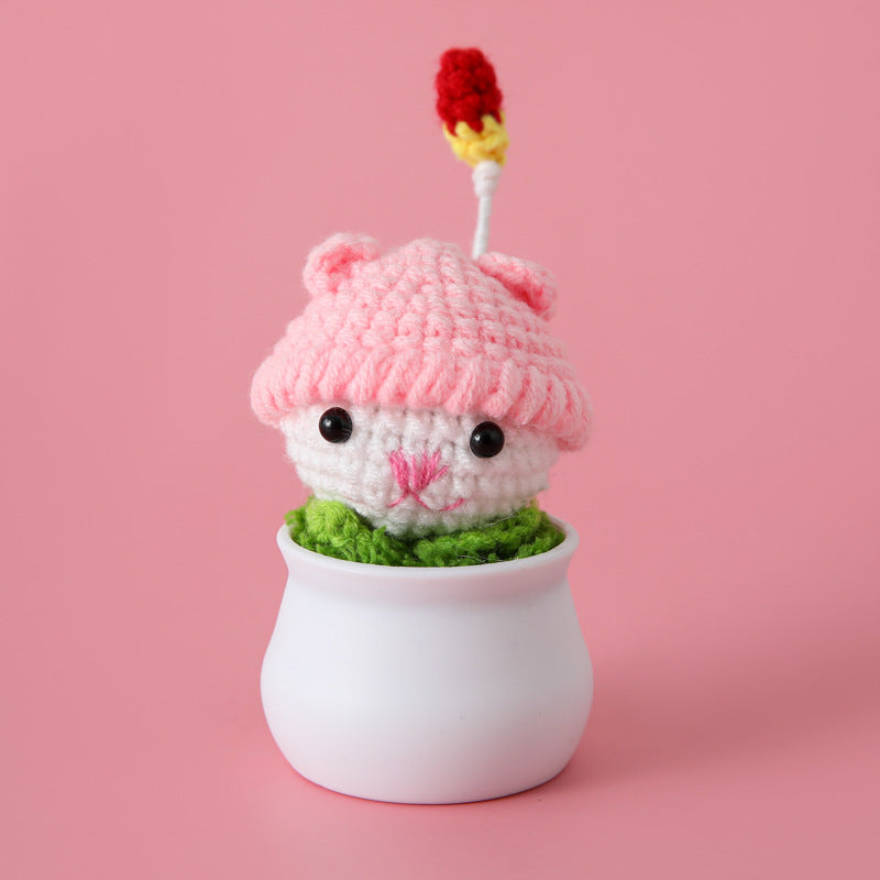 Handmade Crochet Battle Plants Potted Series