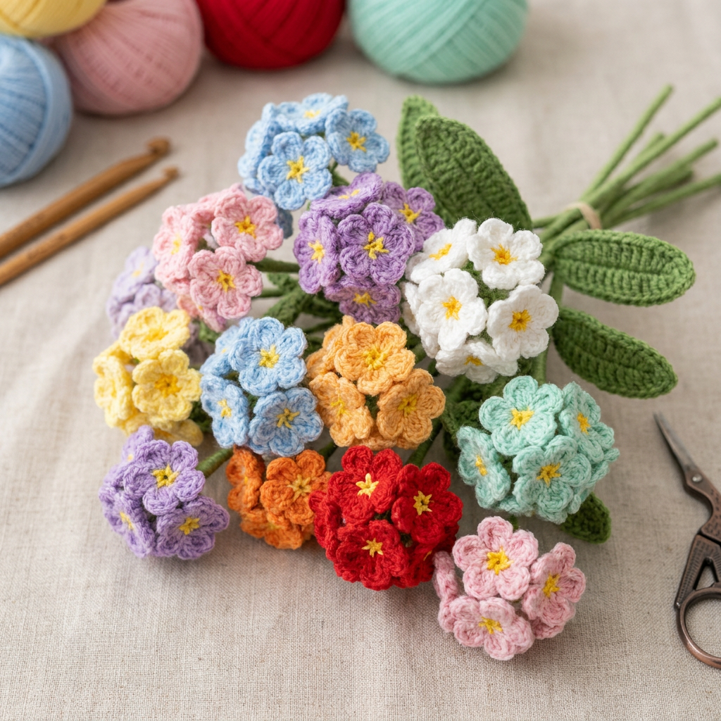 Handmade Myosotis Bouquet