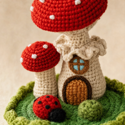 Handmade Crochet Cute Mobile Phone Stand