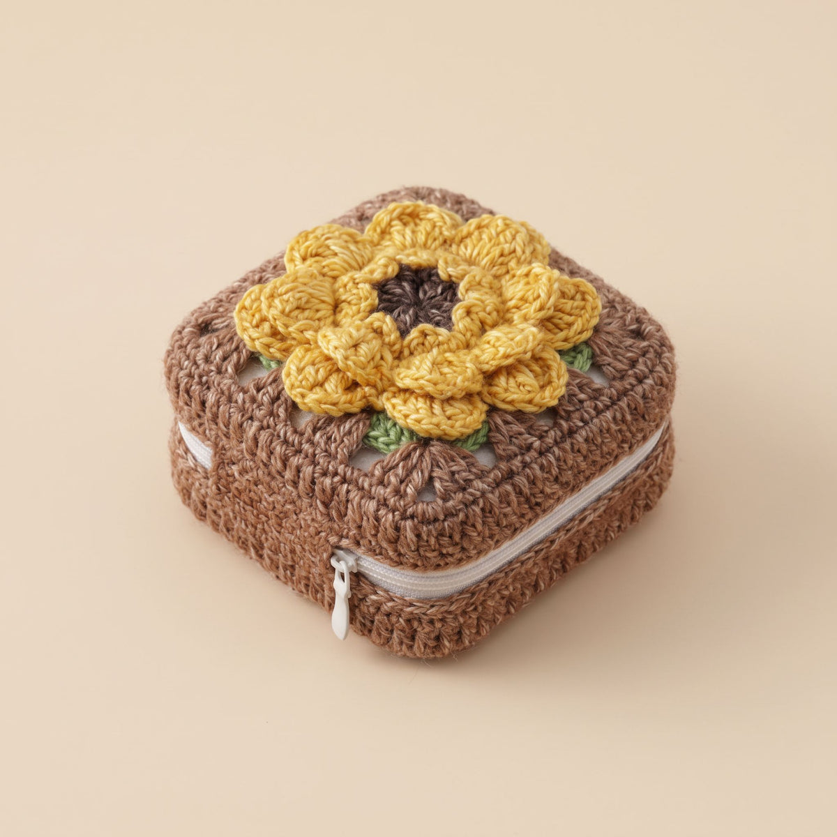 Handmade Floral Crochet Jewelry Box