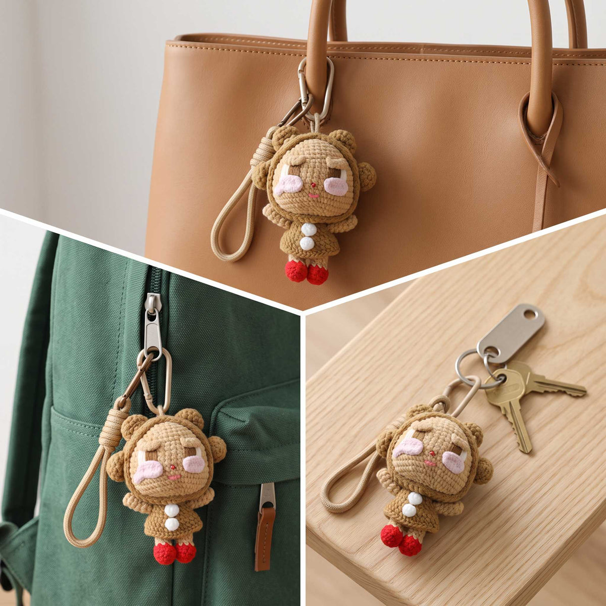 Handmade Knit Doll Charm