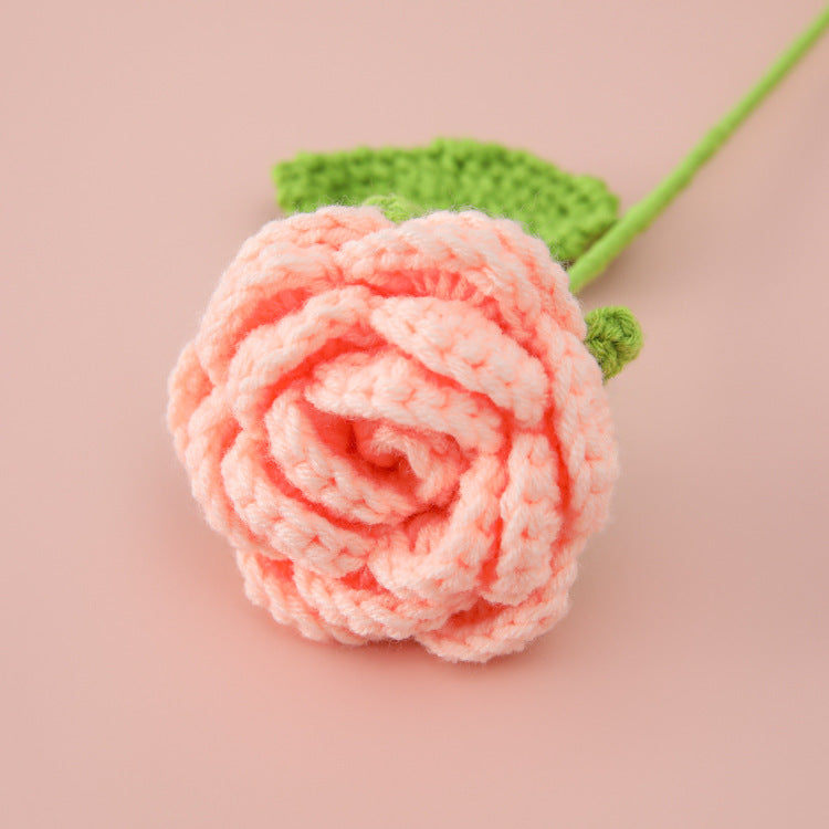 Handmade Crochet Rose Bouquet