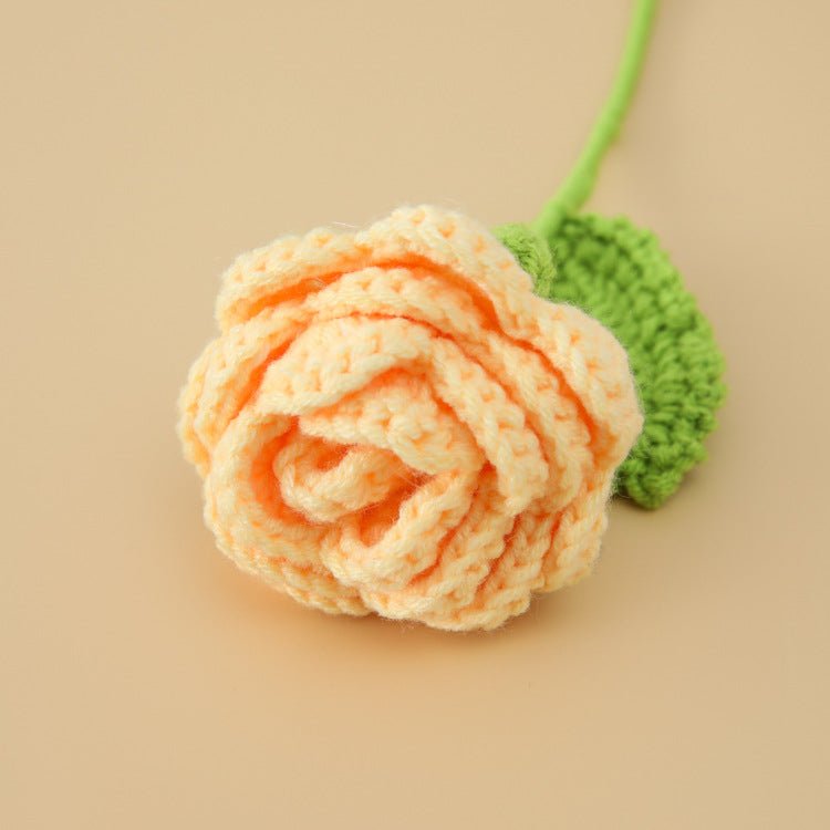 Handmade Crochet Rose Bouquet