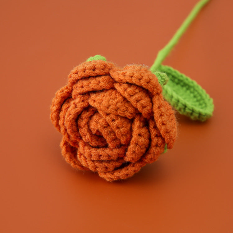 Handmade Crochet Rose Bouquet