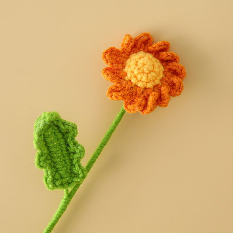 Handmade Crochet Daisy Sprigs