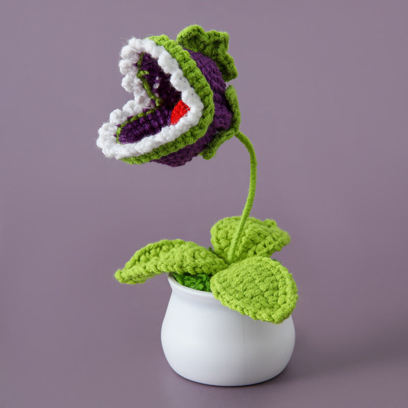 Handmade Crochet Battle Plants Potted Series