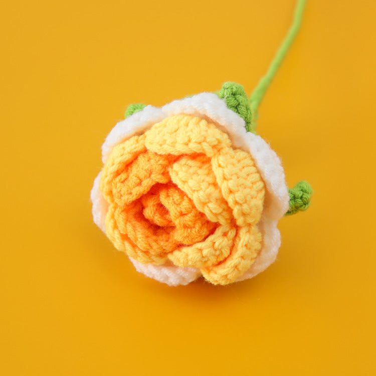 Handmade Crochet Rose Bouquet