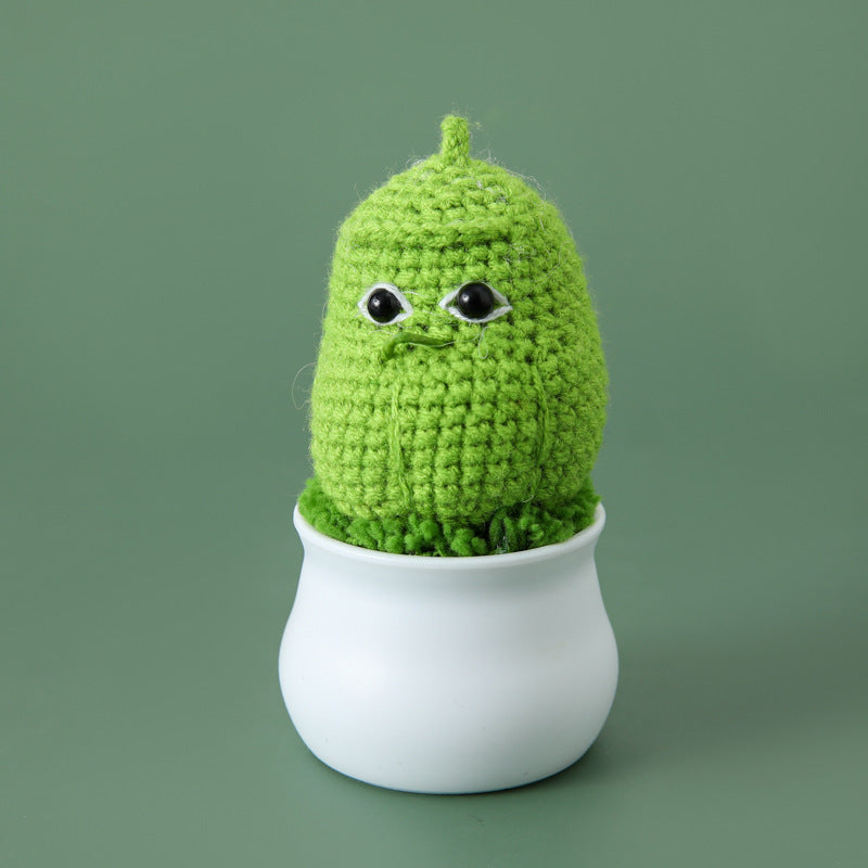 Handmade Crochet Battle Plants Potted Series