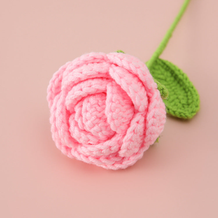 Handmade Crochet Rose Bouquet