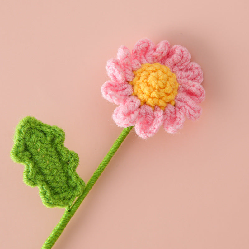 Handmade Crochet Daisy Sprigs