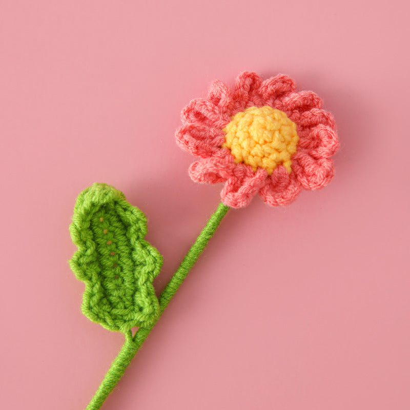 Handmade Crochet Daisy Sprigs