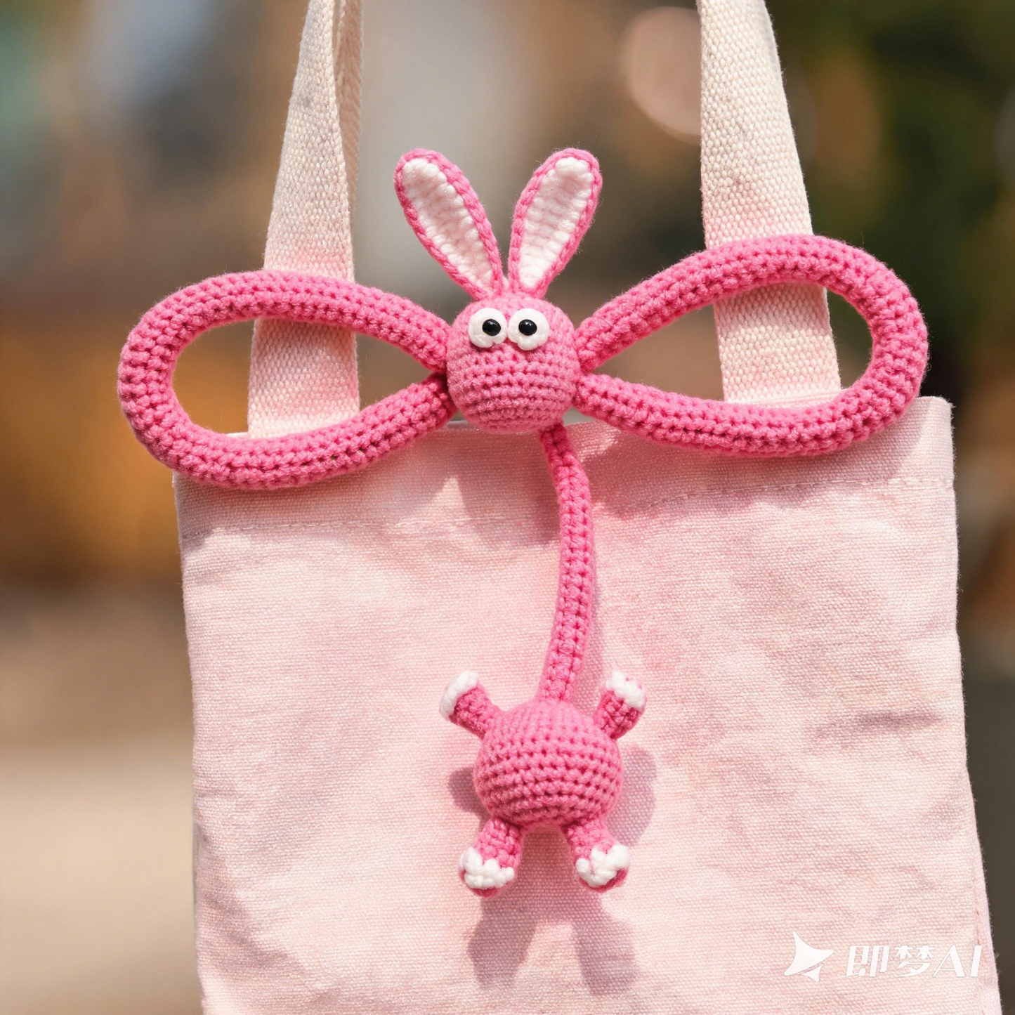 Handmade Crochet Bag/Hair Charm