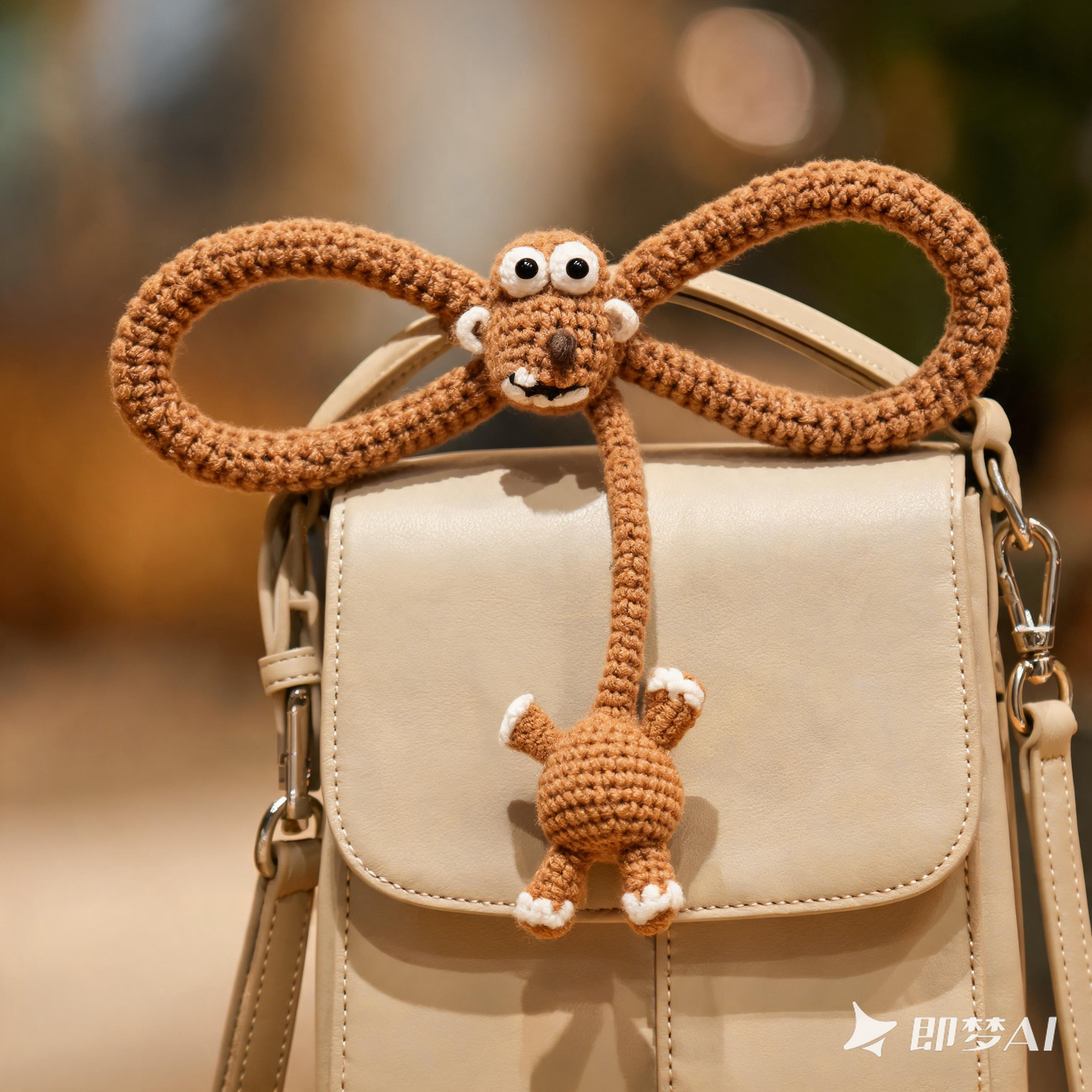 Handmade Crochet Bag/Hair Charm